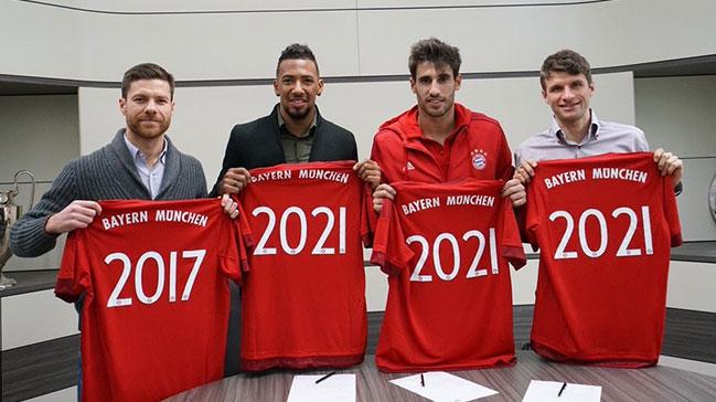 Mller, Boateng ve Javi Martinez imzay att!