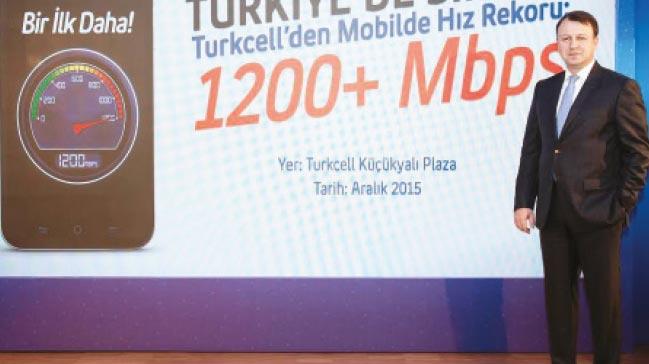 Turkcell mobil internette hz rekoru krd