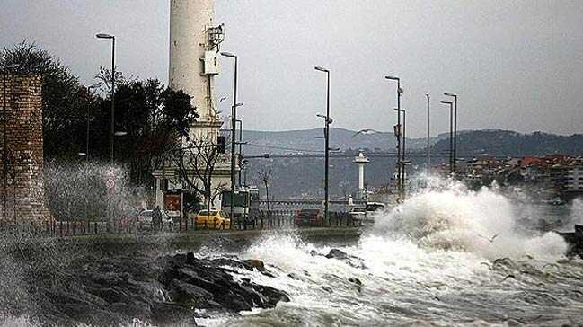 Marmara, Gney Ege ile Bat ve Orta Akdeniz'de frtna uyars