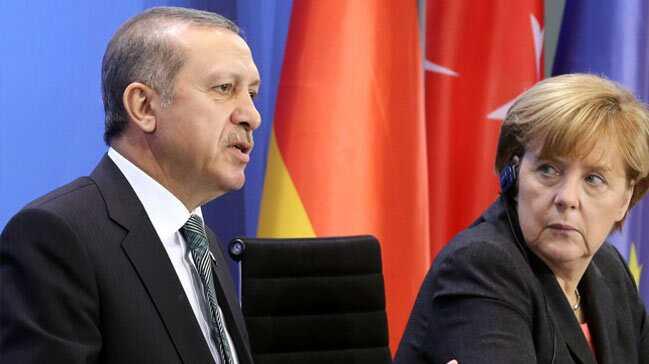 Erdoan'dan Merkel'e taziye telefonu