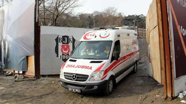 Vodafone Arena'da bir ii hayatn kaybetti