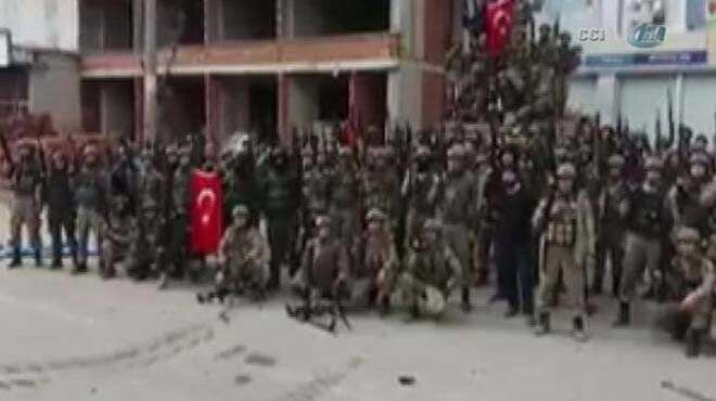 Cizre'yi komando mar ile inlettiler