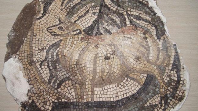 Diyarbakr Sur'da 5 bin yllk mozaik bulundu