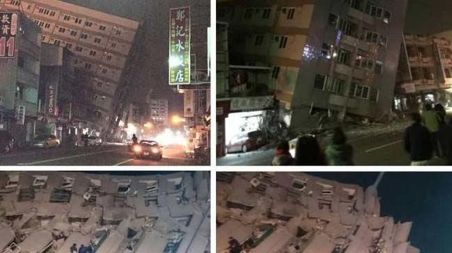 FLA! Tayvan'da iddetli deprem