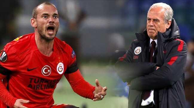 galatasaray  kriz  sneijder  mustafa denizli fotoraflar resimleri