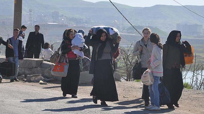 Cizre'de vatandalar evlerine dnmeye balad