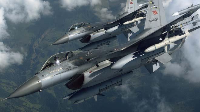 Fla! Trk F-16'larna kilit atlarak taciz