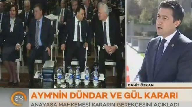 AK Partili zkan'dan AYM'nin 'Can Dndar' gerekesine sert tepki