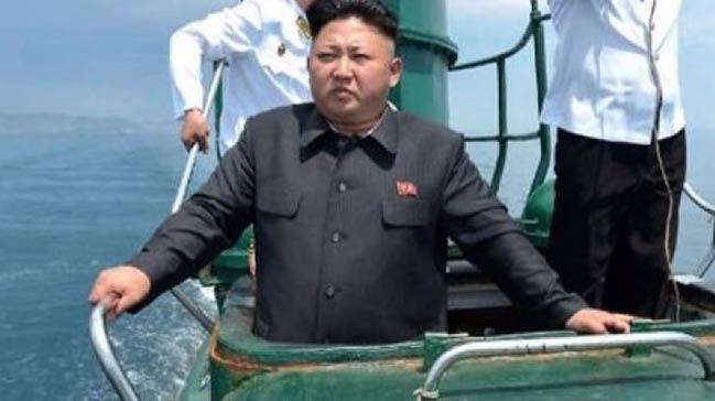 Kim Jong okta! Her yerde aryor