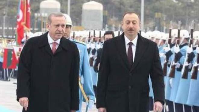 Azerbaycan Cumhurbakan Aliyev Ankara'da