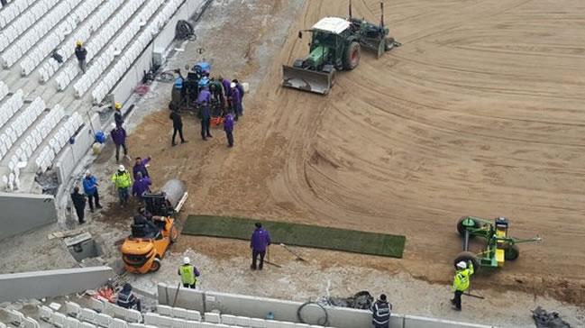 Vodafone Arena'da im serme ilemi balad