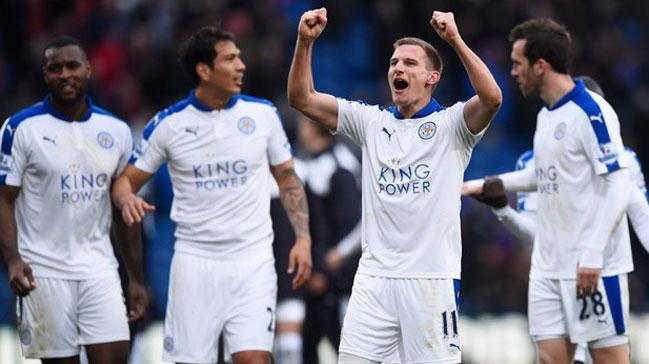 Leicester City ampiyonlua kouyor! <br> Crystal Palace 0-1 Leicester City