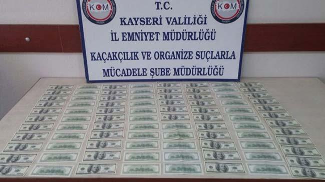 Kayseri'de sahte para operasyonu     