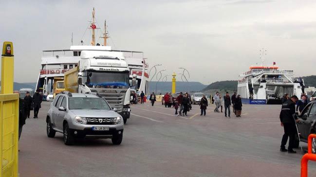 Gkeada ve Bozcaada'ya deniz ulam durdu