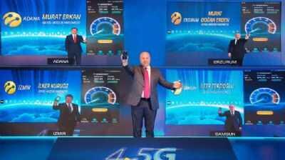 Turkcell 4.5G ebekesi 81 ilde birden hazr