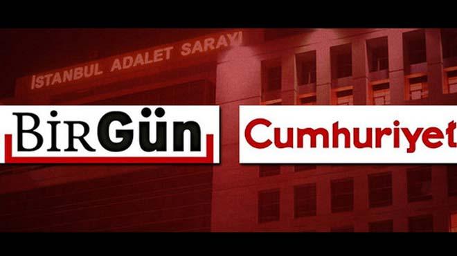 Cumhuriyet ve Birgn gazetelerine soruturma