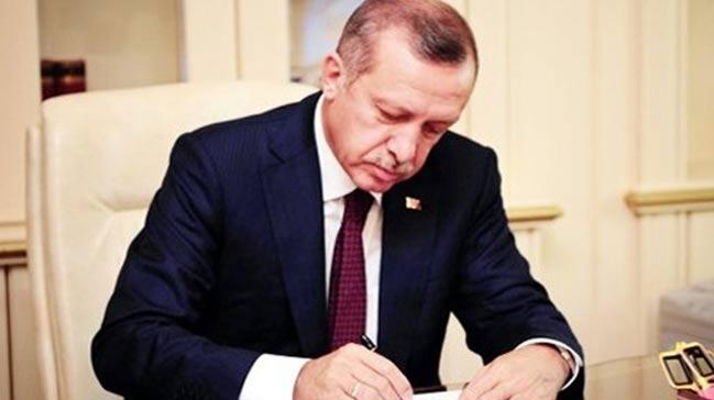 Cumhurbakan Erdoan'dan kanun onaylar