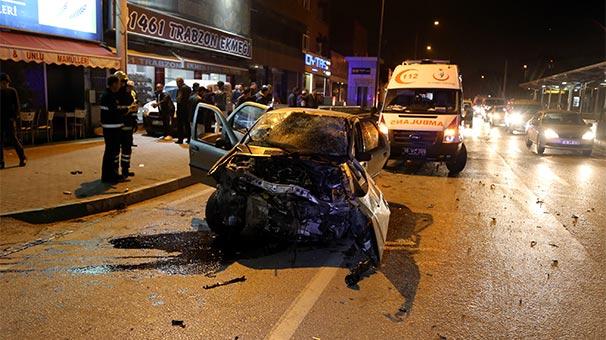 Bursa'da trafik kazas: 1 l, 3 yaral