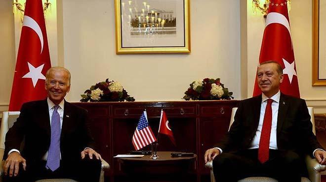 Cumhurbakan Erdoan ABD'de Biden' kabul etti