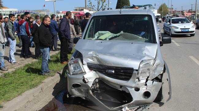 Samsun Carsamba Da Trafik Kazasi 5 Yarali