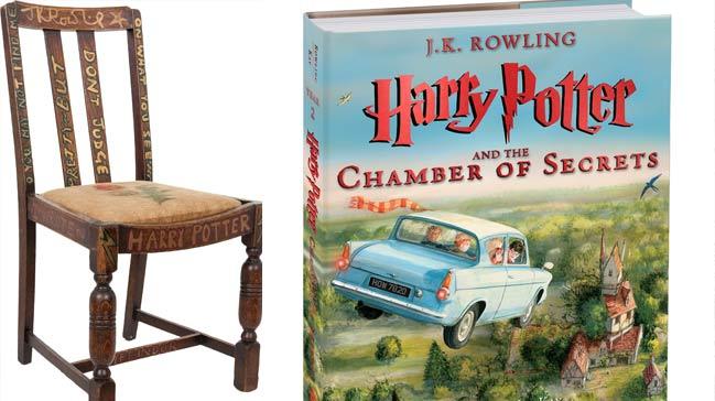 Harry Potter'n yazld sandalye 400 bin dolara satld