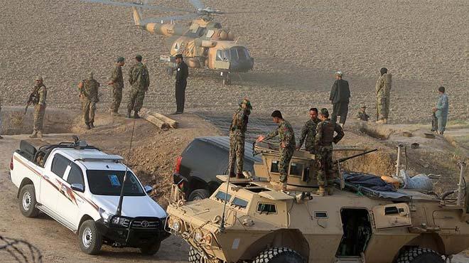 Afganistan'da 35 Taliban militan ldrld