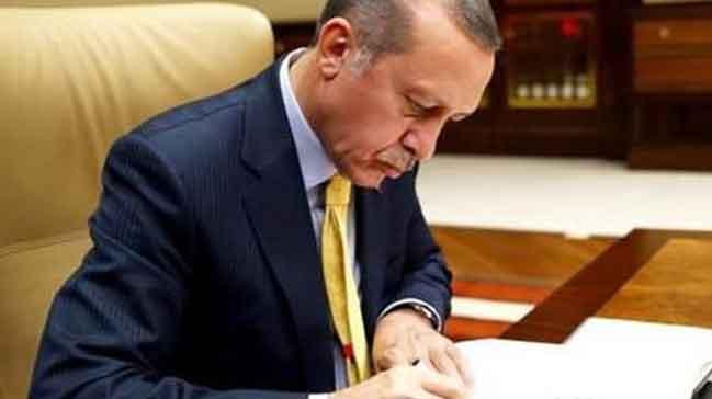 Cumhurbakan Erdoan'dan kanun onay