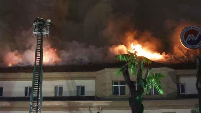 Ankara Numune Hastanesi'nde byk yangn