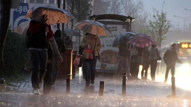 Meteoroloji'den 'kuvvetli ya' uyars