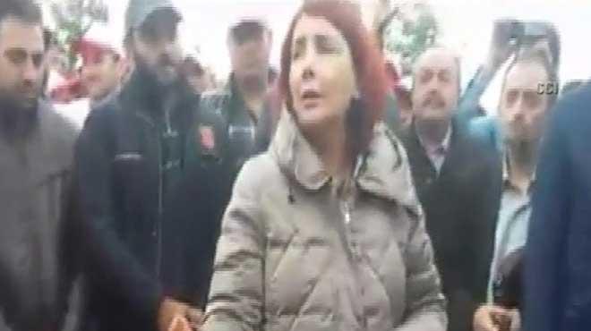 CHP'li Avclar Belediye Bakan Handan Toprak, eylem yapan iileri tehdit etti!