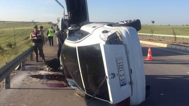 Afyonkarahisar'da trafik kazas: 1 l, 4 yaral