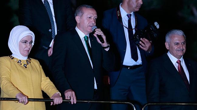 Erdoan'dan Yldrm esprisi: Fazla gaz vermeyin