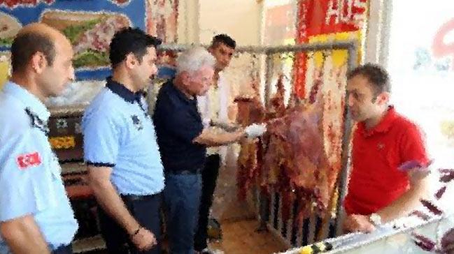 Mersin'de 301 kilo kaak et ele geirildi