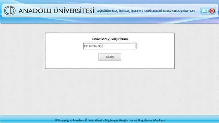 AÖF sınav sonuçları açıklandı mı?