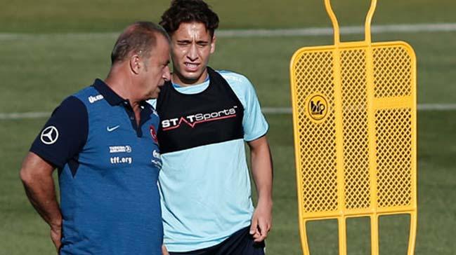 Terim'den Emre Mor'a: Hayrl olsun, gle gle oyna