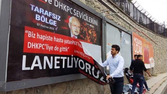 Ankara'da ibretlik grnt! Tek tek topluyorlar!