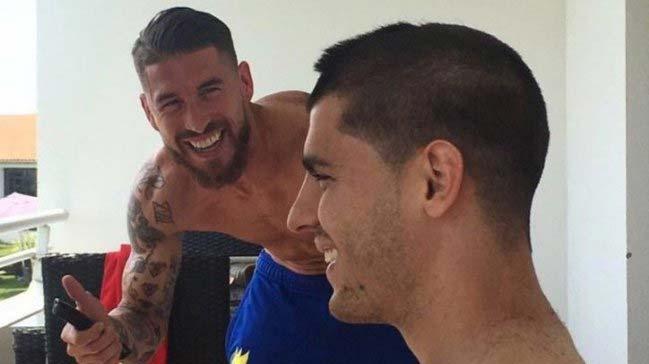 Sergio Ramos'tan, Morata'ya zel tra!