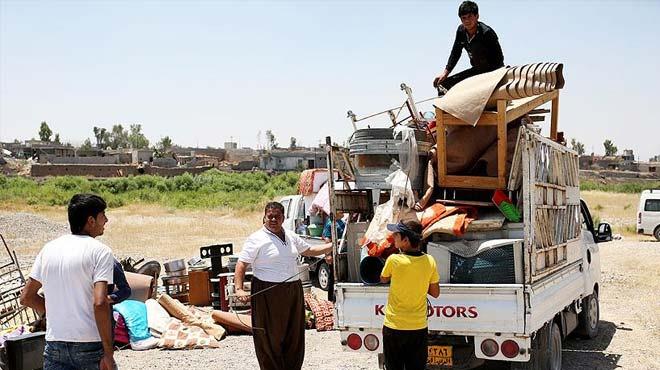 Irak'ta 3,6 milyon kii yerlerinden edildi