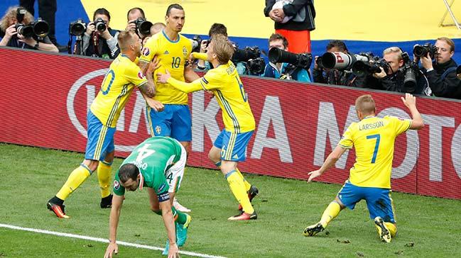 EURO2016: RLANDA - SVE: 1-1