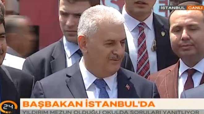 Babakan Yldrm stanbul'da