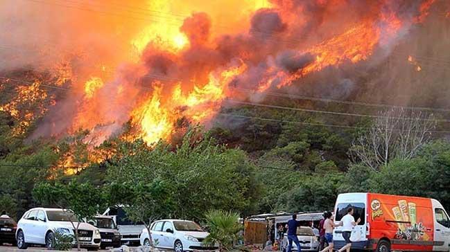 Antalya'da orman yangn