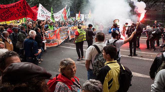 Franszlar grev ve protestolar hakl buluyor