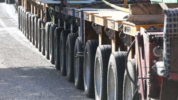 480 tonluk doalgaz trbini 240 tekerlekli trla tanyor