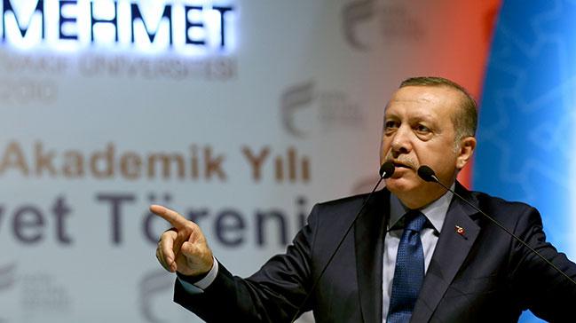 Cumhurbakan Erdoan: AB mzakereleri iin referanduma gidebiliriz