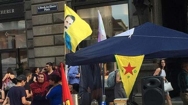 Viyana'da PKK stand ald!