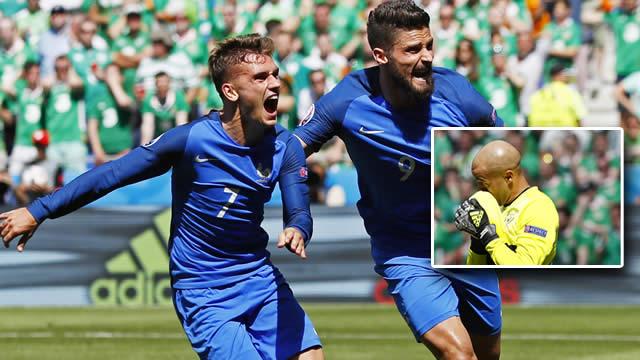 EURO 2016: Fransa - rlanda Cumhuriyeti: 2-1