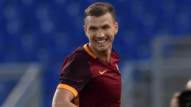 Edin Dzeko kariyerine Roma'da devam edecek