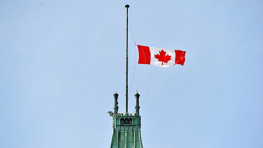 Kanada Parlamentosu'nda bayrak stanbul'daki terr saldrs iin yarya indirildi