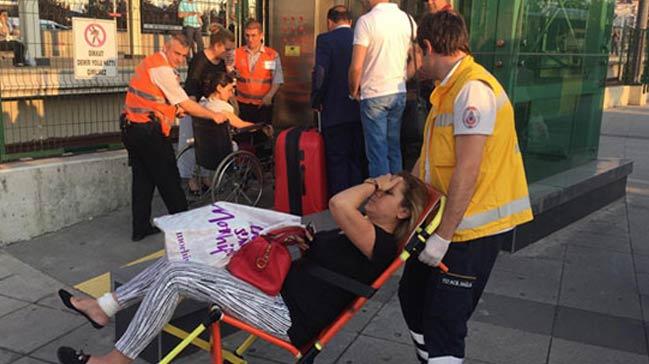 Marmaray'da bomba panii: 2 yaral