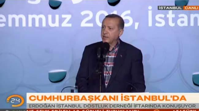 Erdoan: Kusura bakmasnlar, herkes yerini bilecek